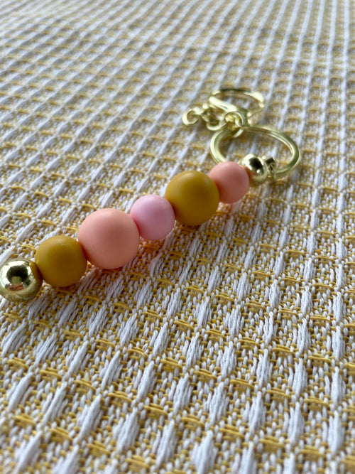 Boho Beaded Keychain