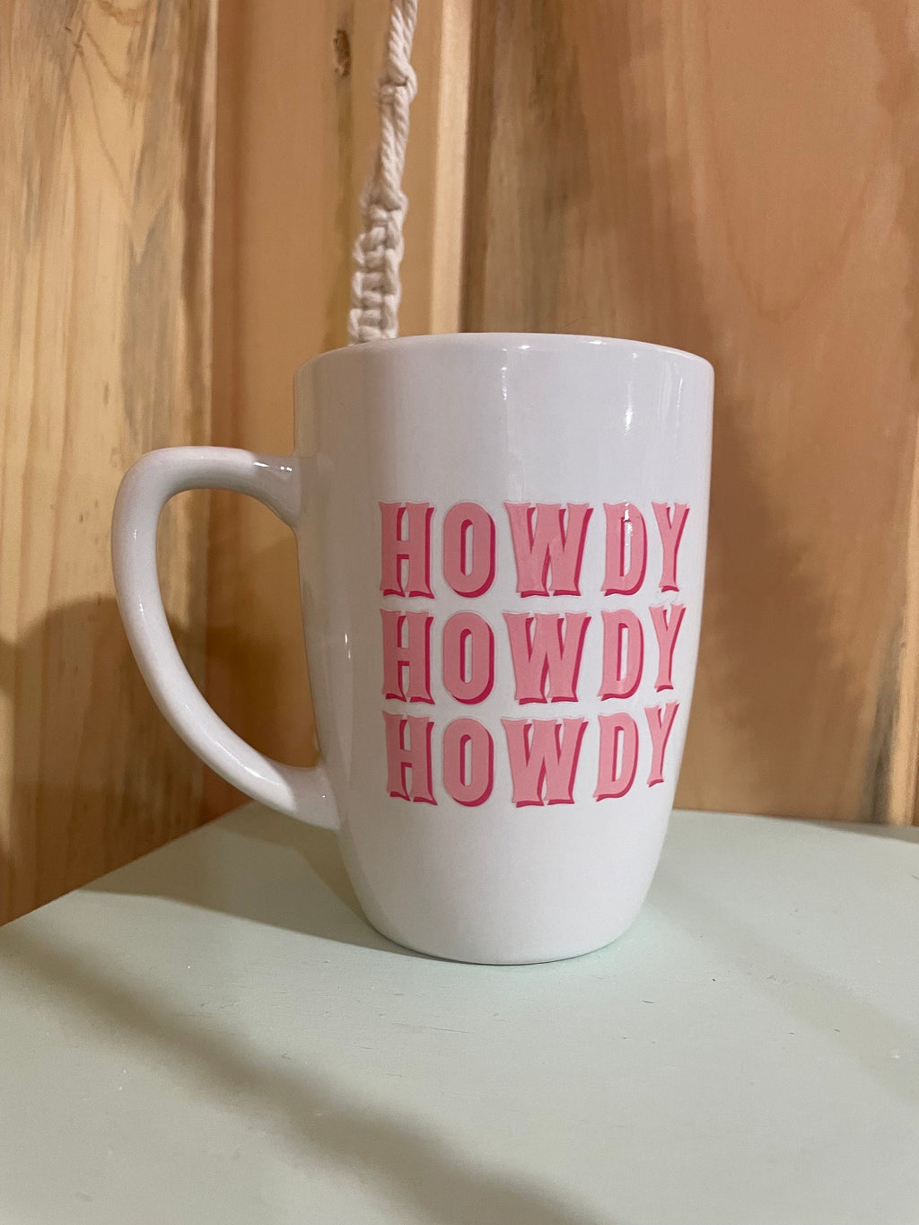 Howdy Triple Preppy Cowgirl Coffee Mug