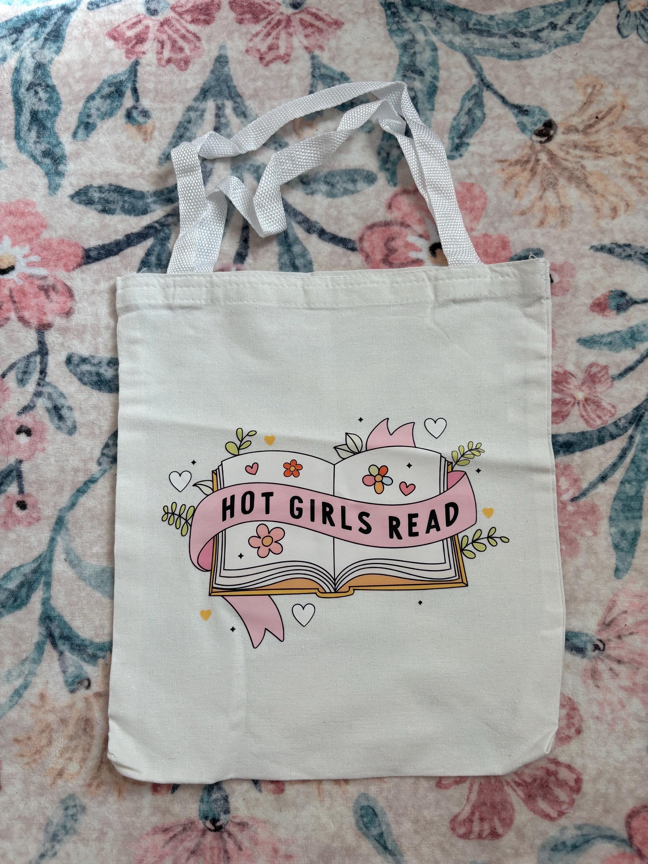 Hot Girls Read Tote Bag