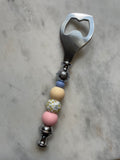 Cottage Floral Silicone Beaded Bottle Opener