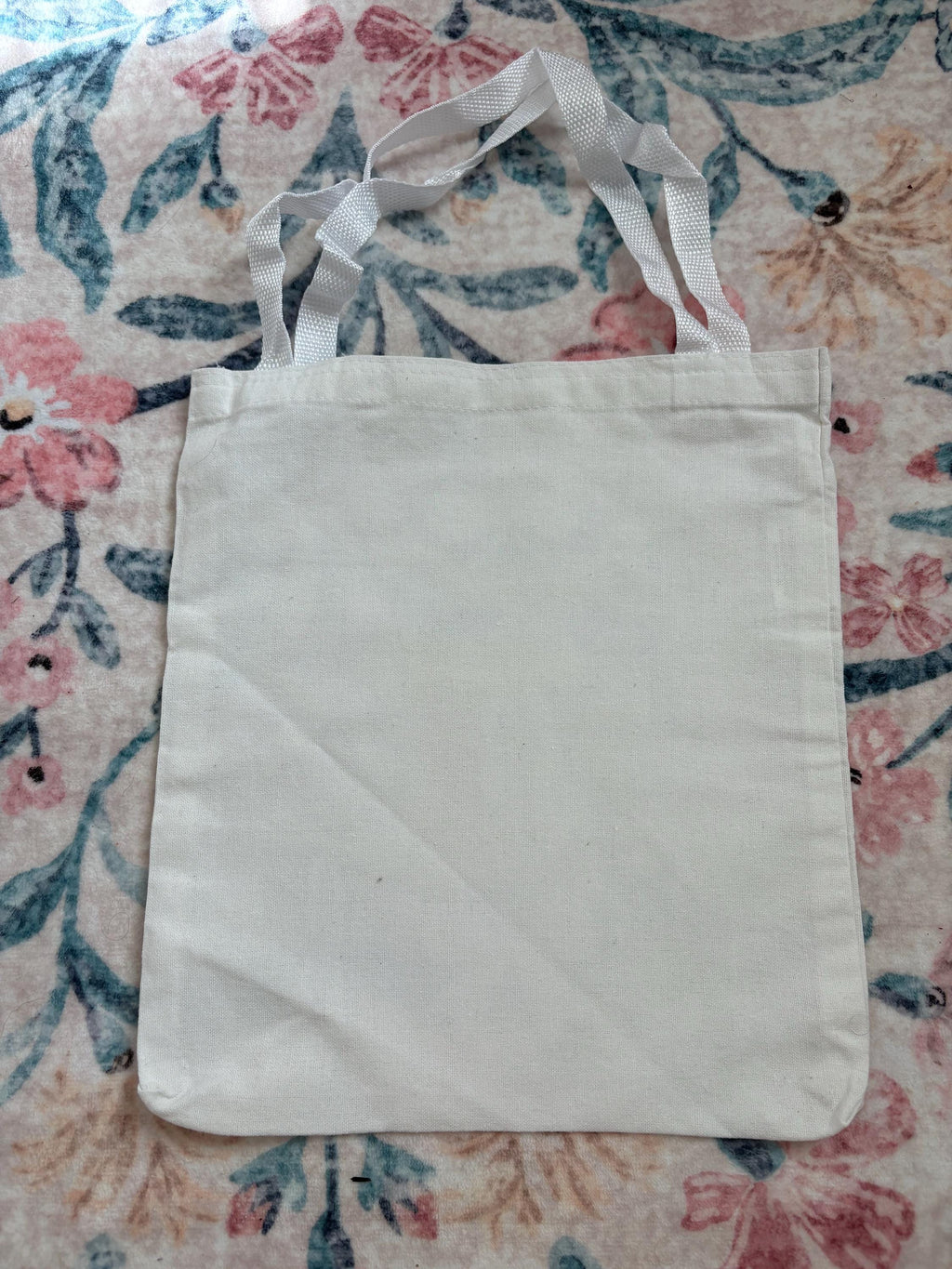Let's Go Girls Cowgirl Hat Canvas Tote Bag