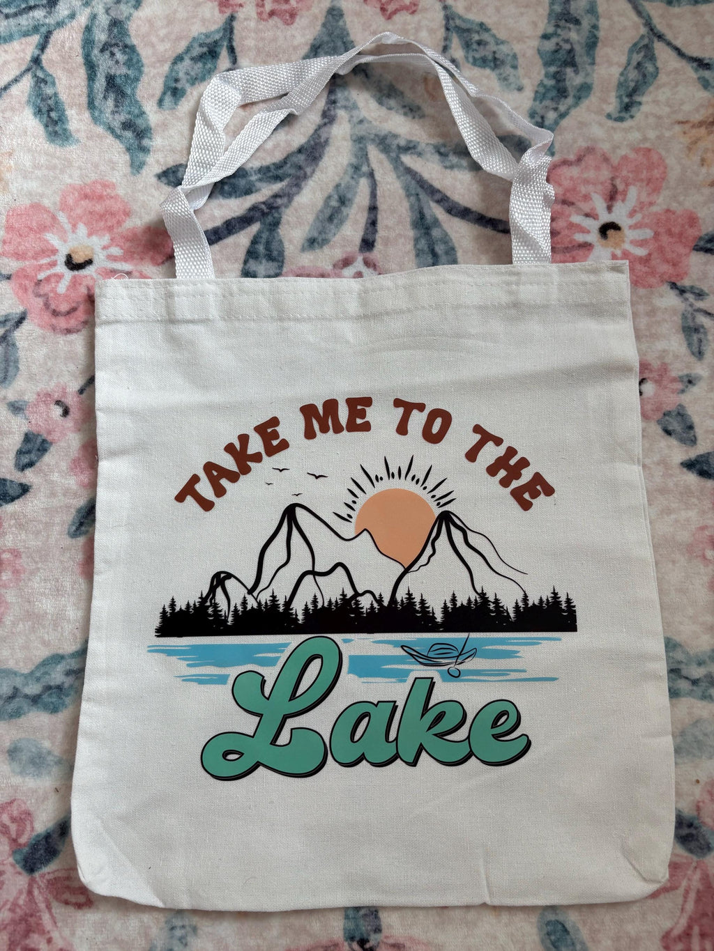 Take Me To The Lake Tote Bag