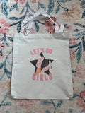 Let's Go Girls Cowgirl Boot Tote Bag