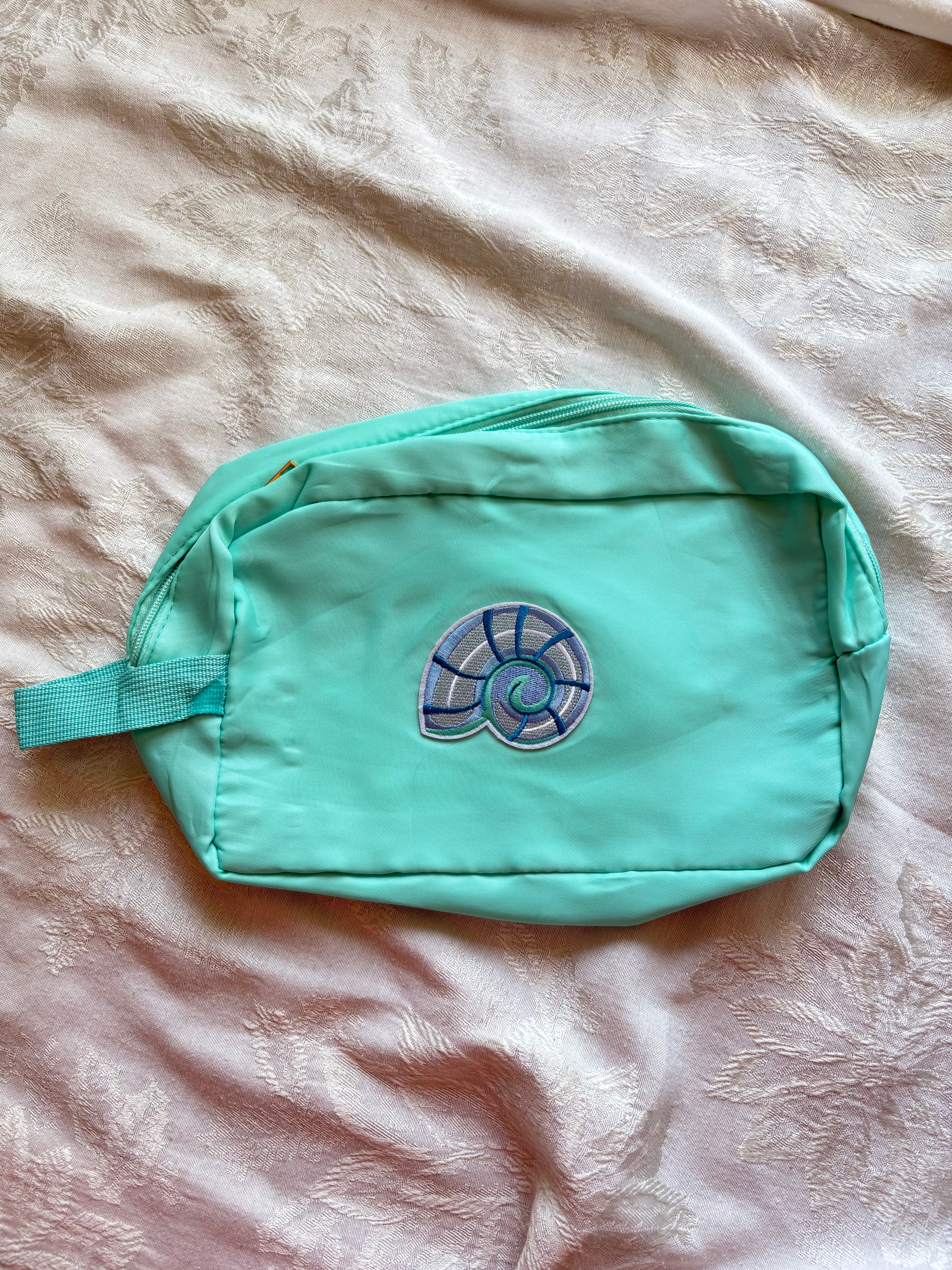 Aqua Patch Large Makeup Bag