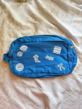 Coastal Cowgirl Large Makeup Bag - Blue