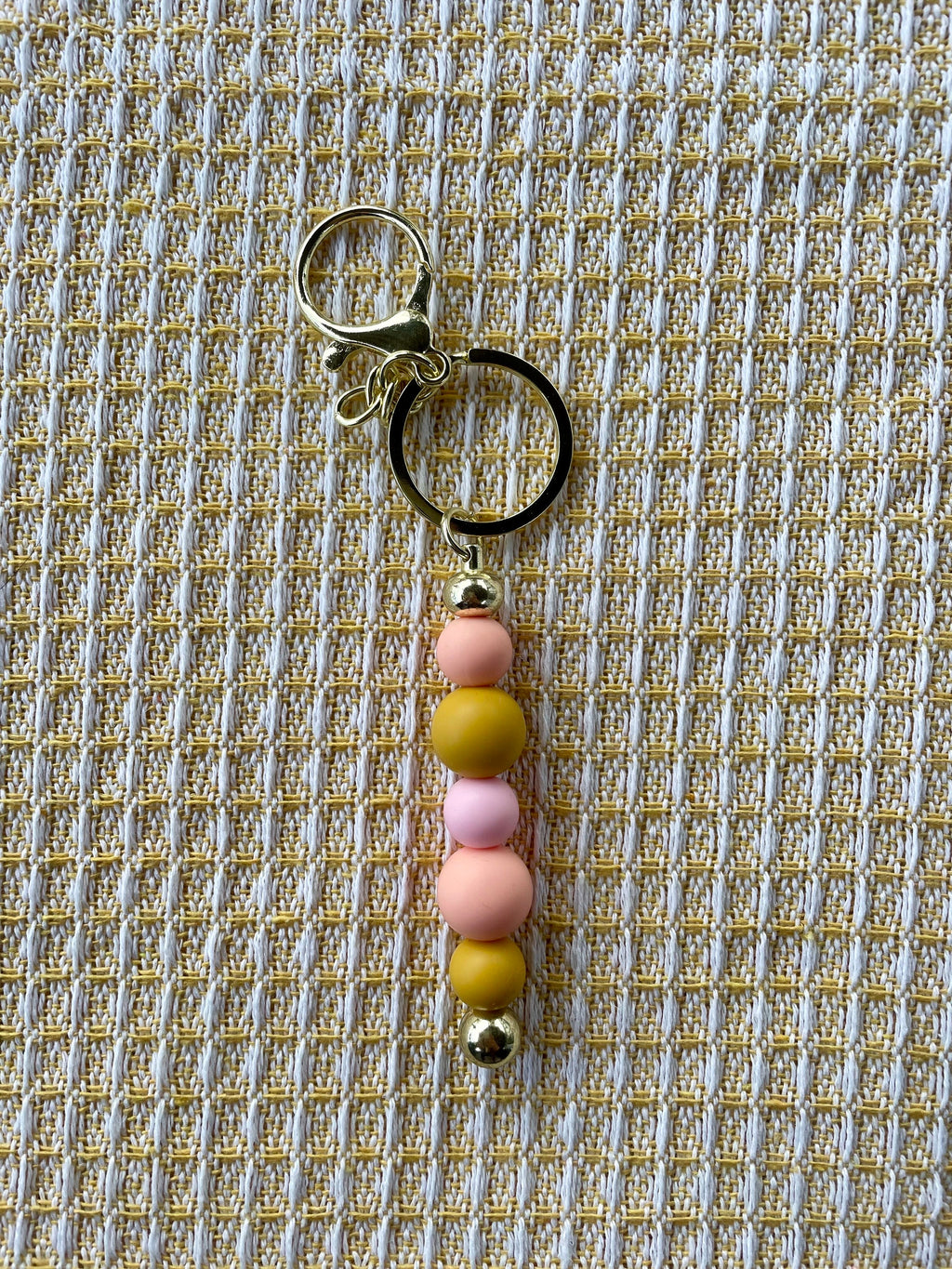 Boho Beaded Keychain