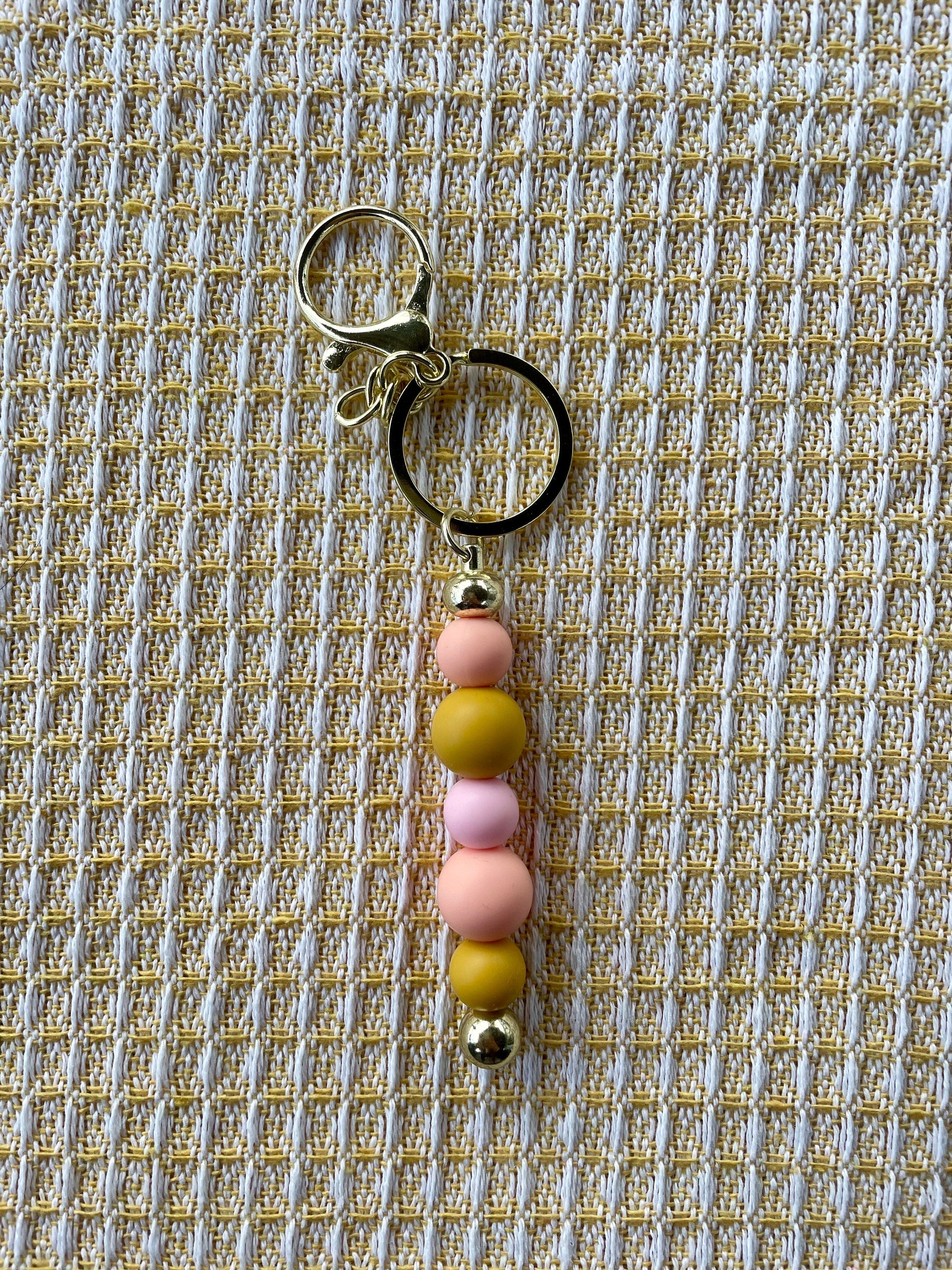 Boho Beaded Keychain