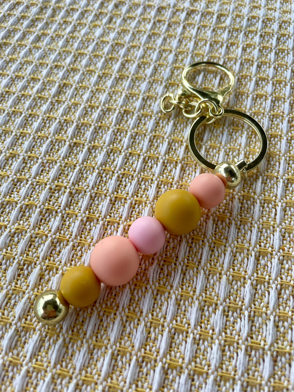 Boho Beaded Keychain