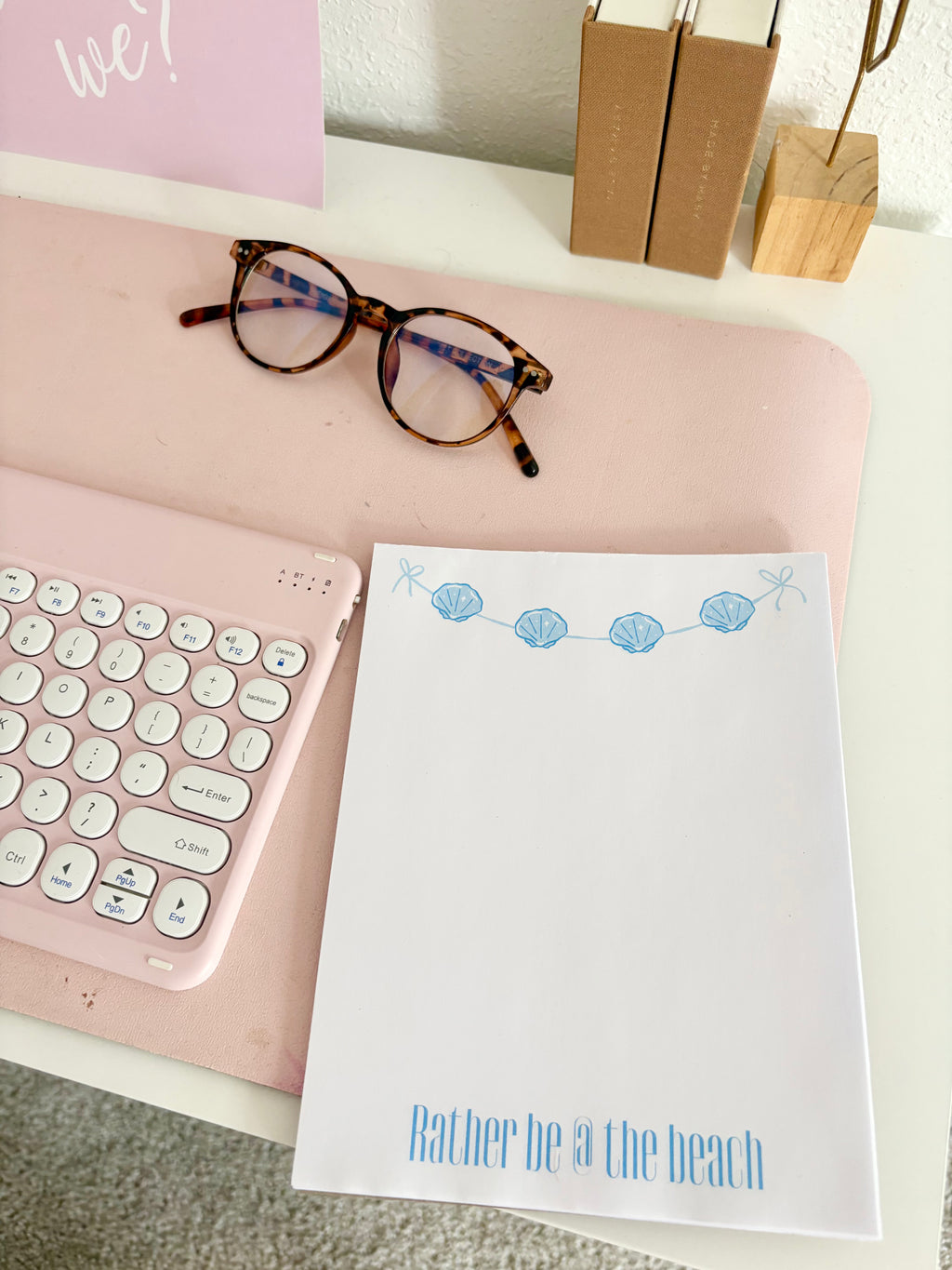Rather Be @ The Beach Blue Notepad
