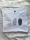 Blue Surfboard Fabric Tee