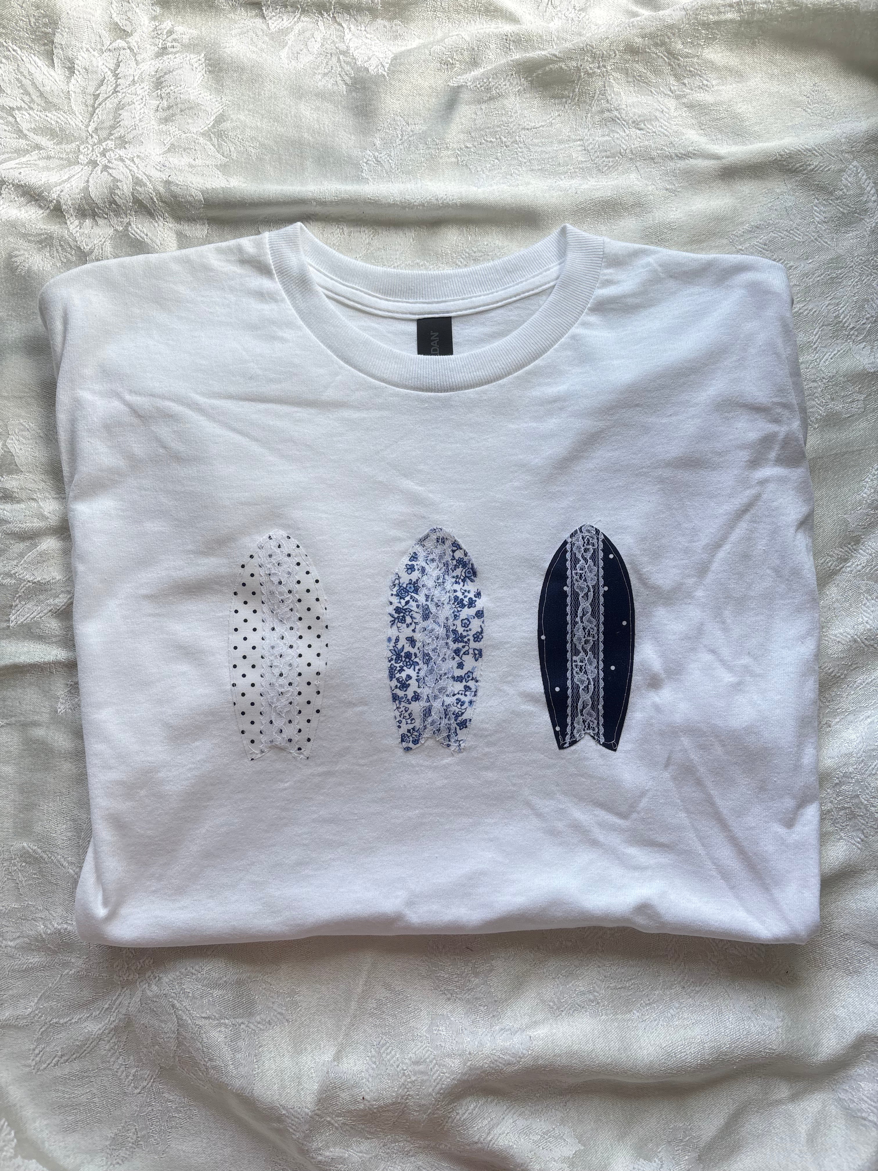Blue Surfboard Fabric Tee
