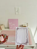 Bows Bits and Pieces Brown Notepad