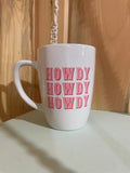 Howdy Triple Preppy Cowgirl Coffee Mug