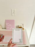 Just the Necessities Green Notepad