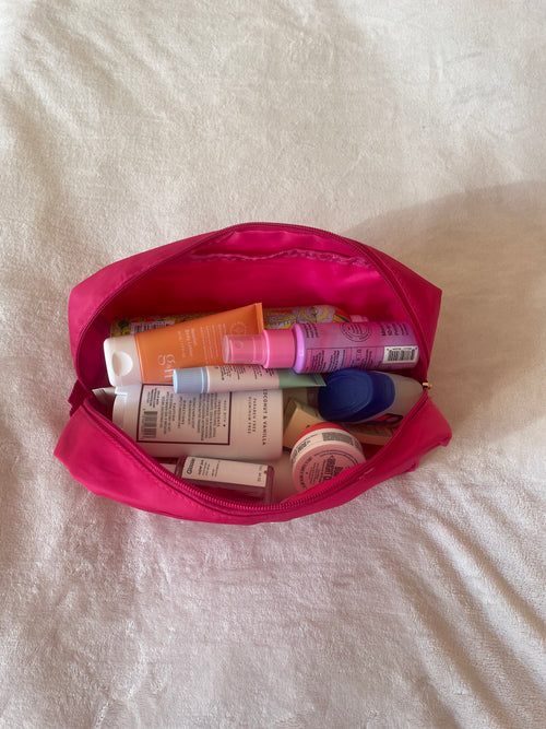 Aqua Patch Large Makeup Bag