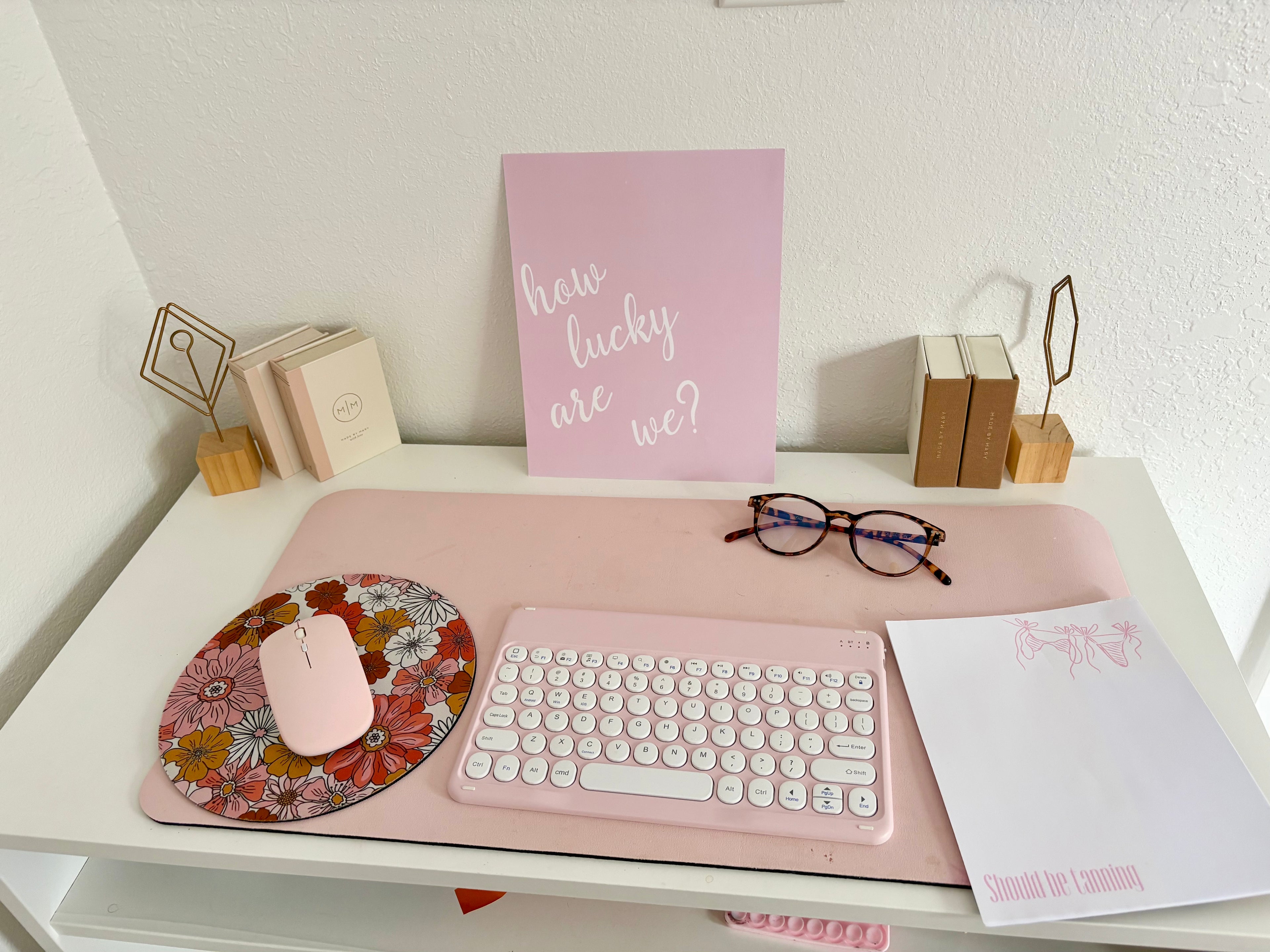 Should Be Tanning Pink Notepad