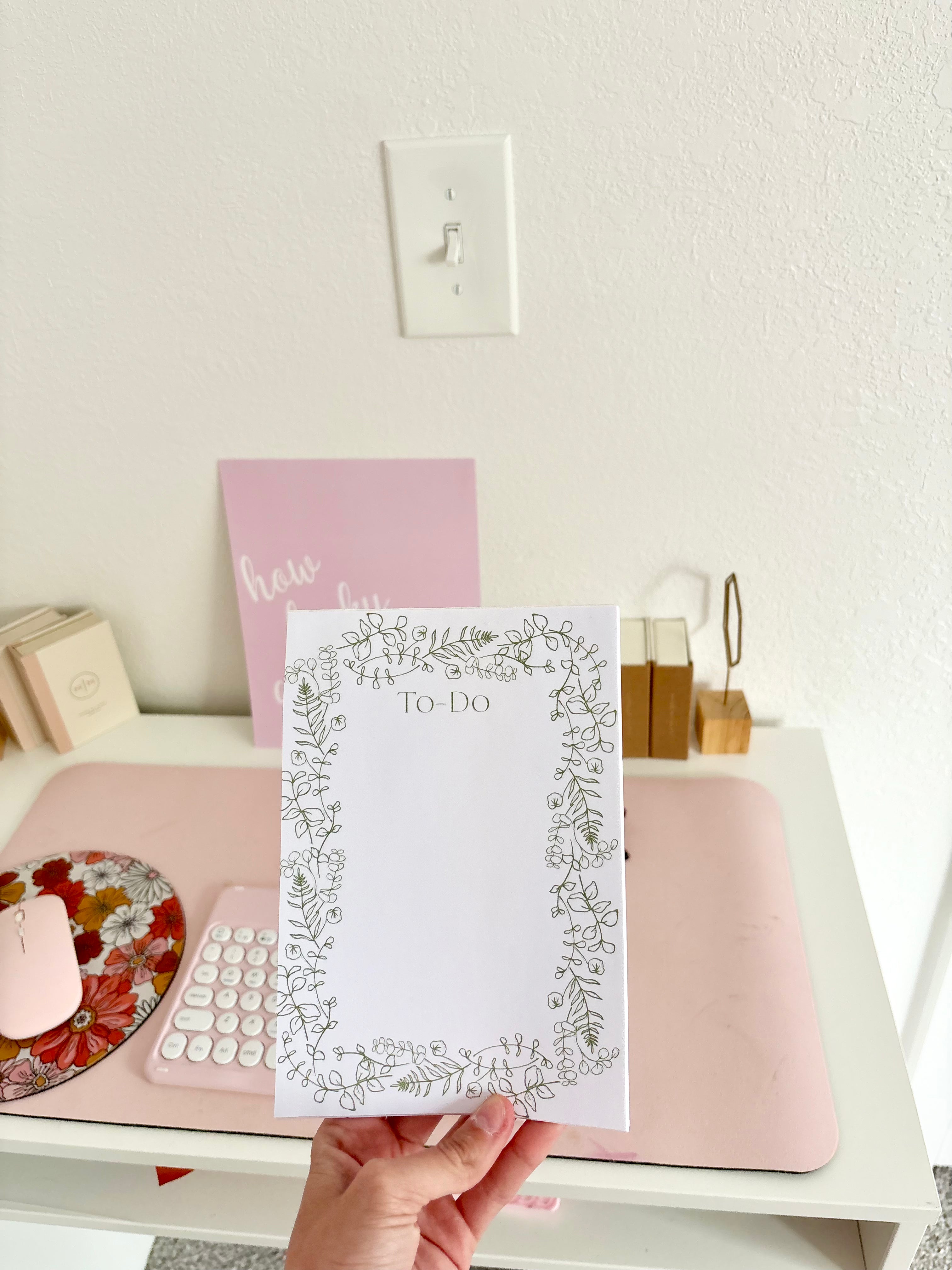 To-Do Vine Notepad